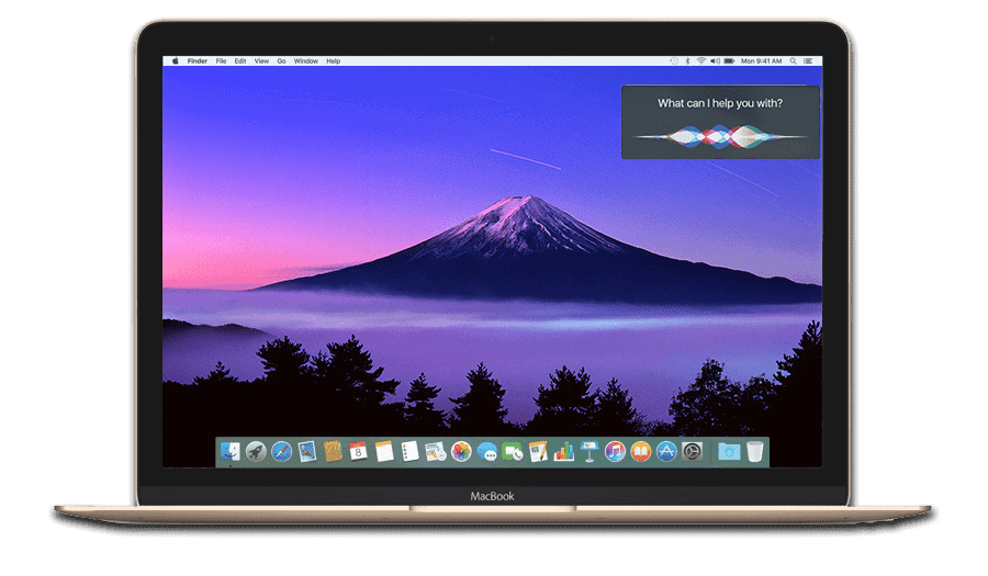 Mac OS X 10.12 with Siri