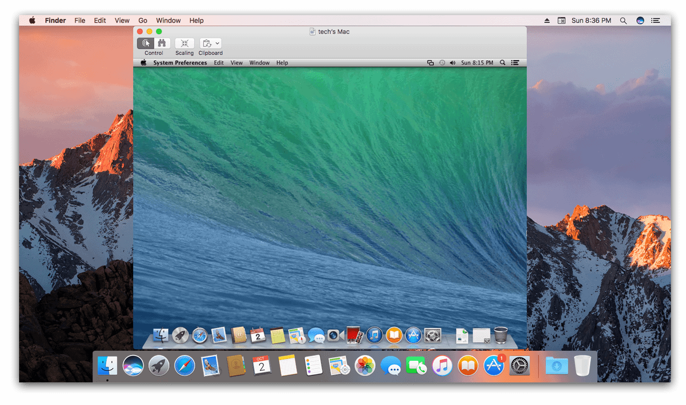 Remote Desktop on macOS Sierra with Screen Sharing