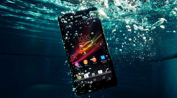 Vandtæt smartphone Xperia ZR