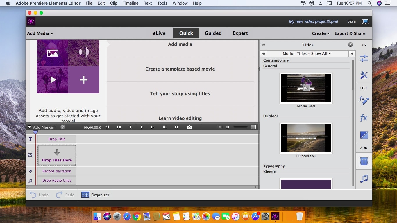 adobe premiere elements video editor for mac
