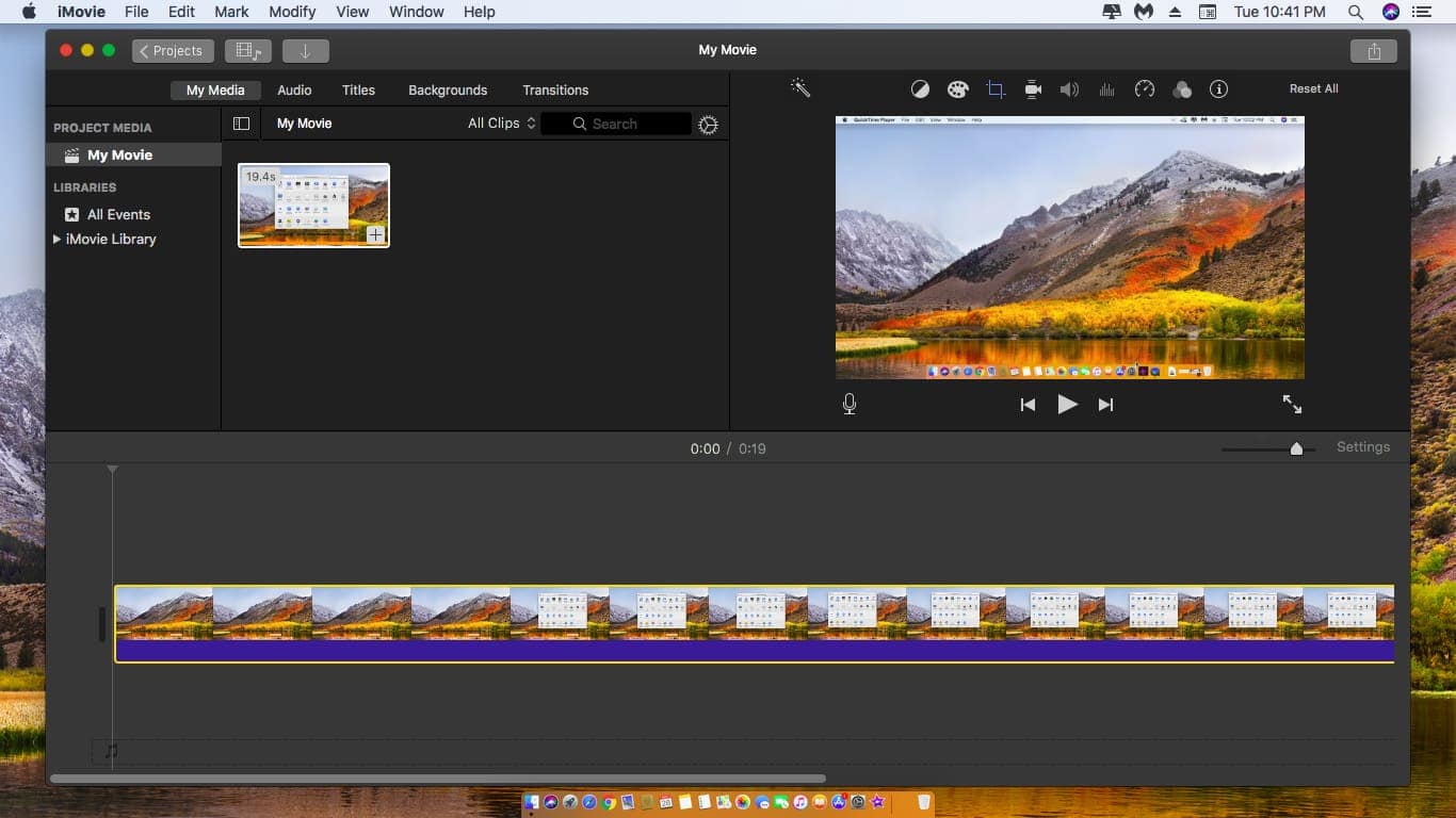 free video editing software for mac 1. apple imovie