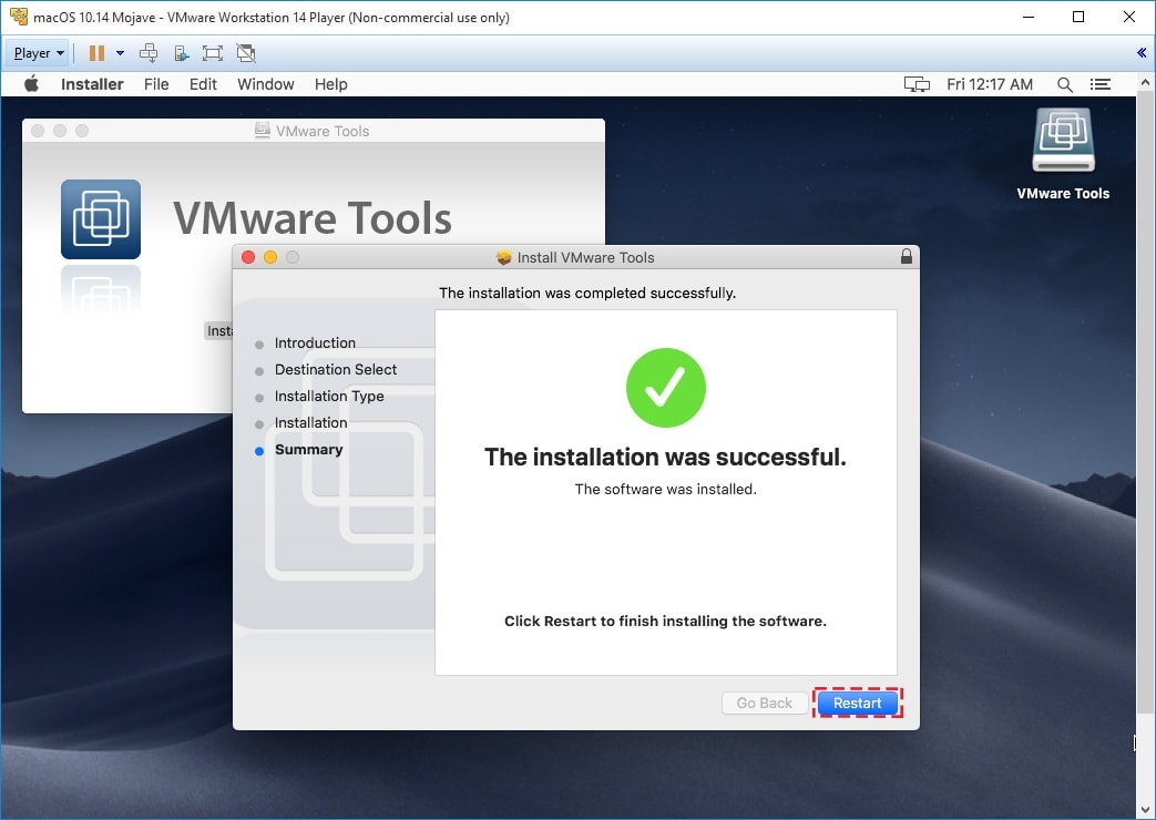 after update vmware tools, dispay select only hidpi only for mac os vm