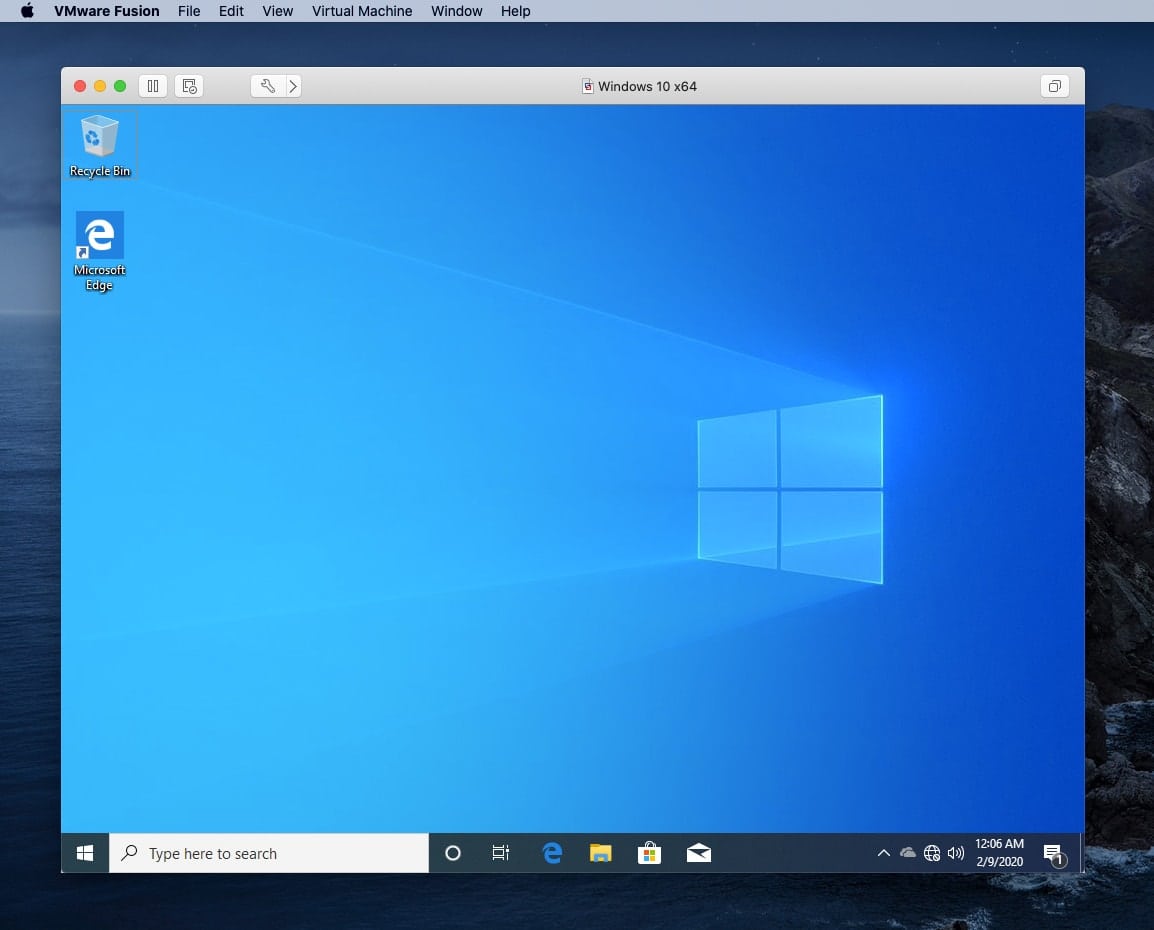 how run mac on windows 10 vmware