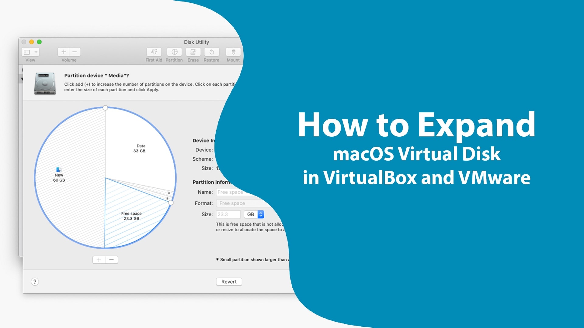 how to resize virtualbox vdi on mac