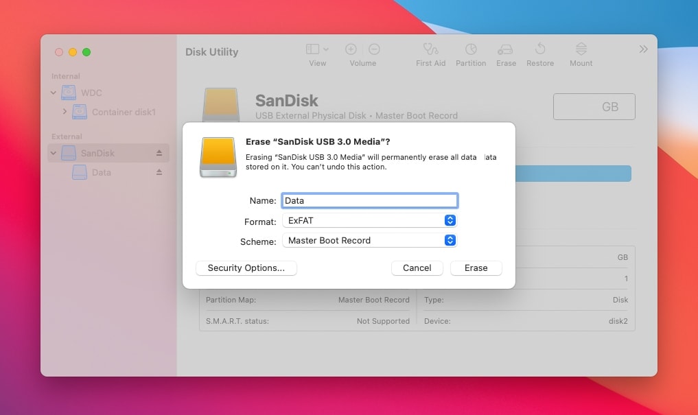how to format usb to ntfs on mac
