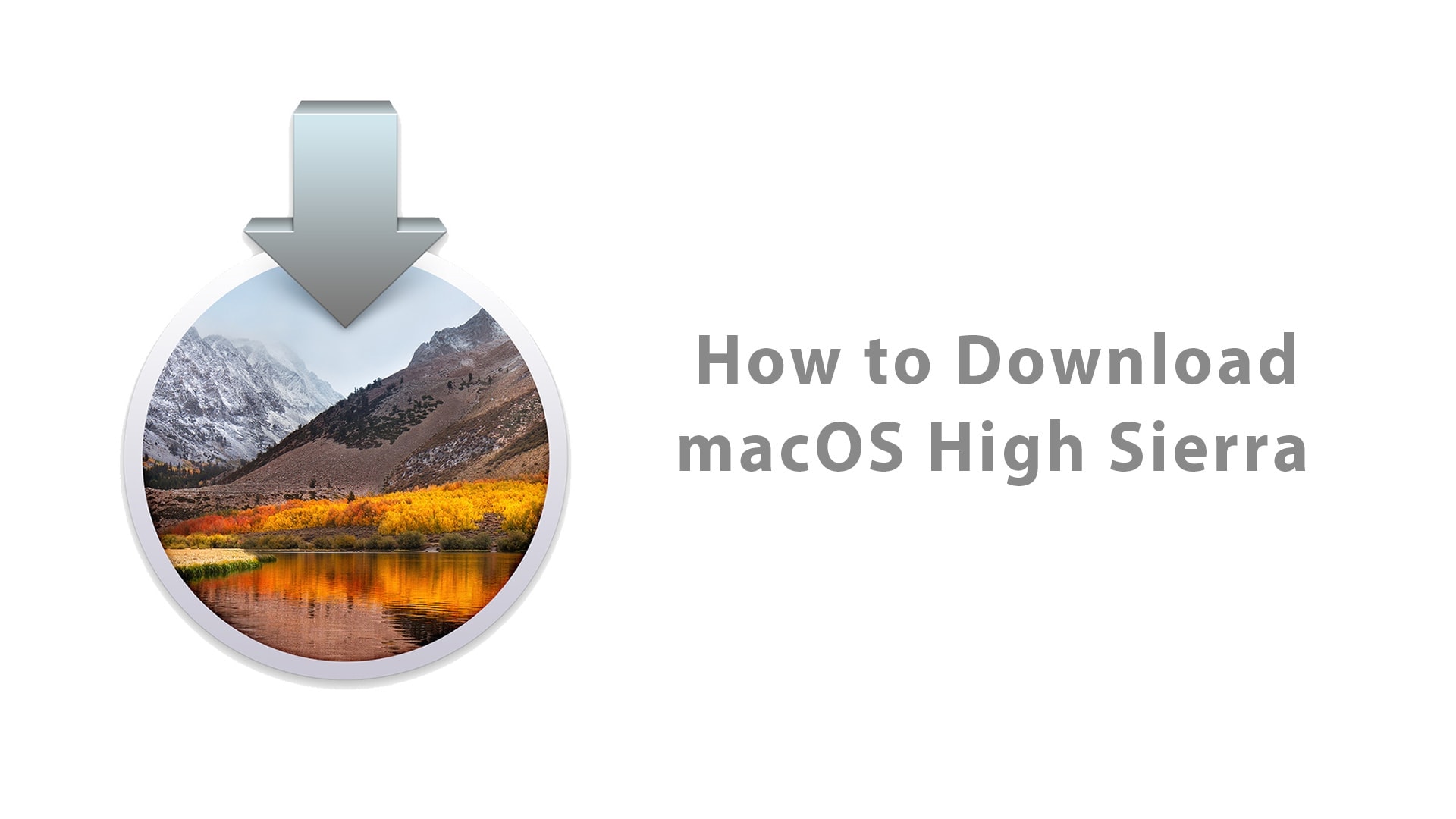 macos high sierra download location