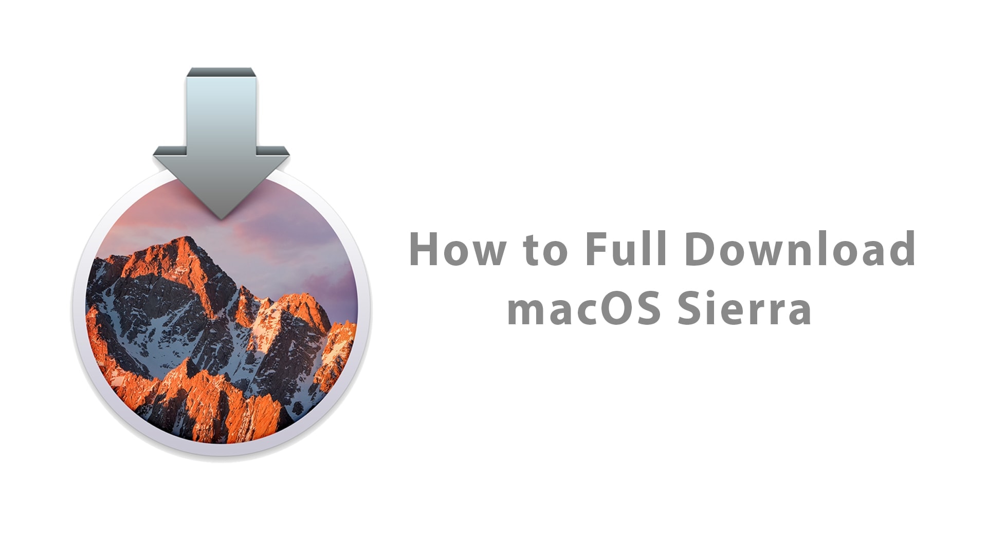 how to download sierra os for backup mac