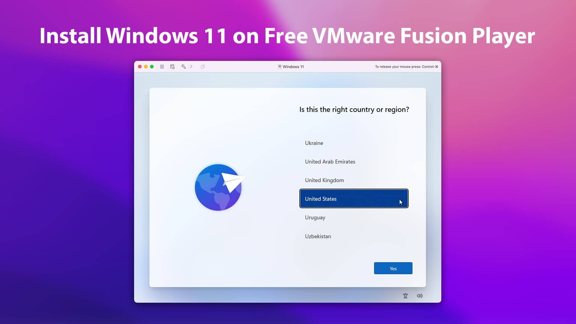 How to Install Windows 11 on Free VMware Fusion Player