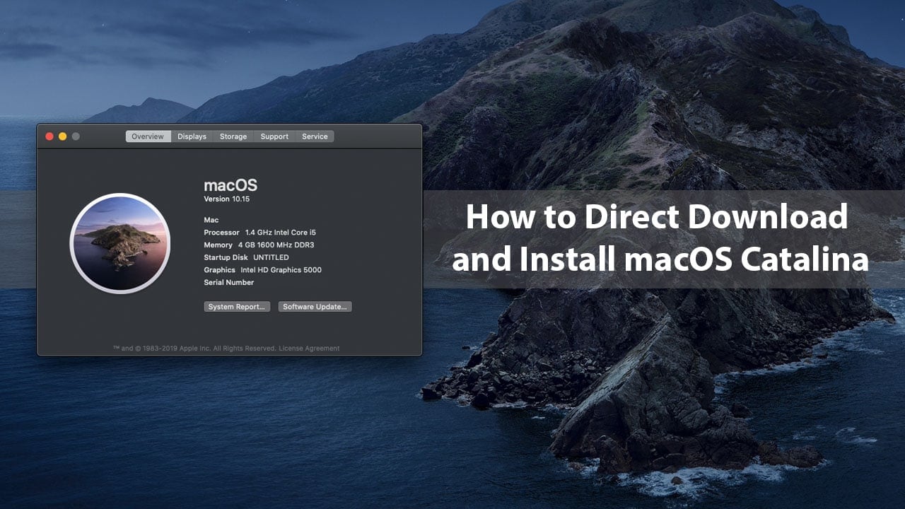 How to Direct Download and Install macOS Catalina