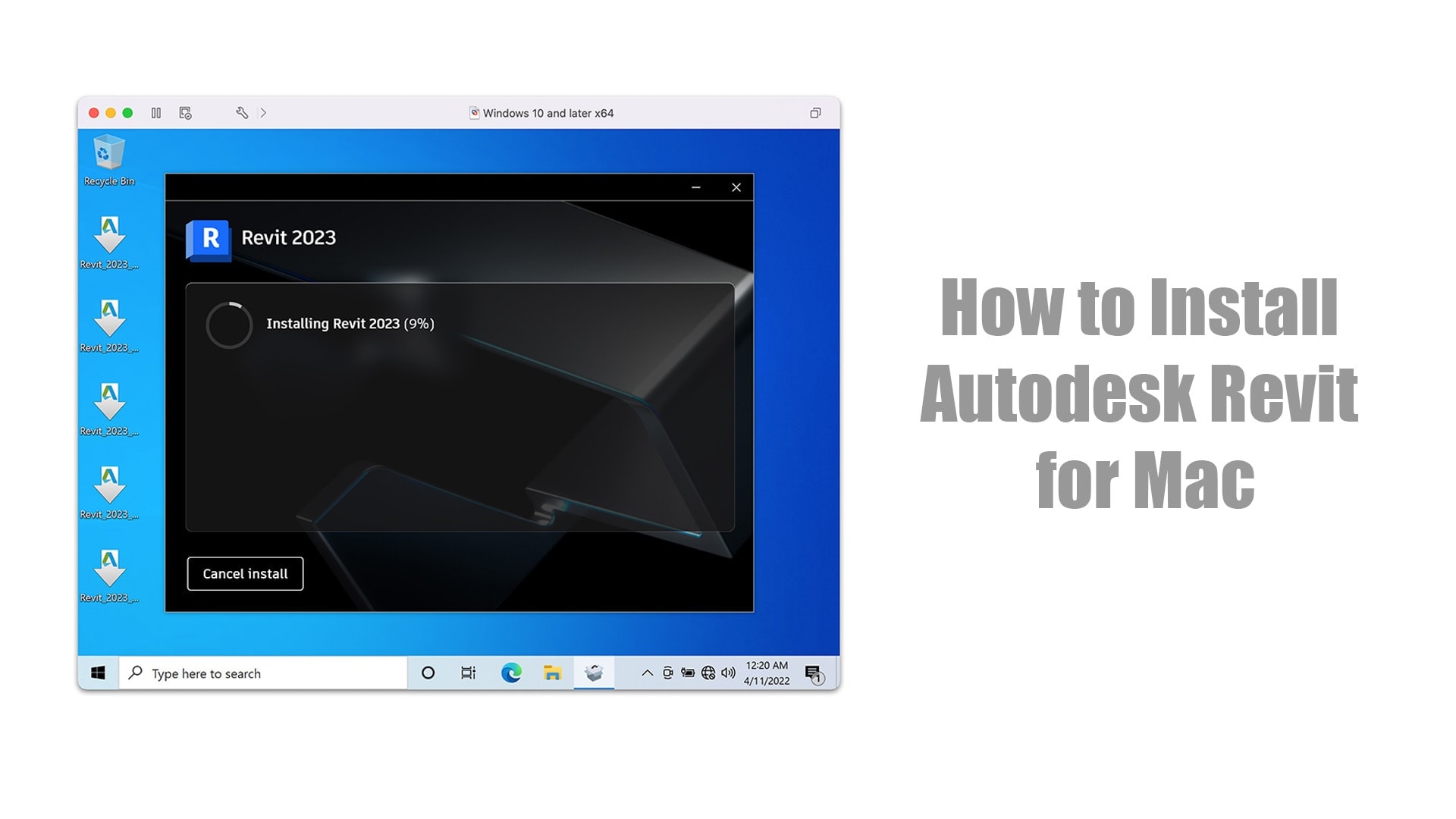 How to Install Autodesk Revit on Mac (including M1)