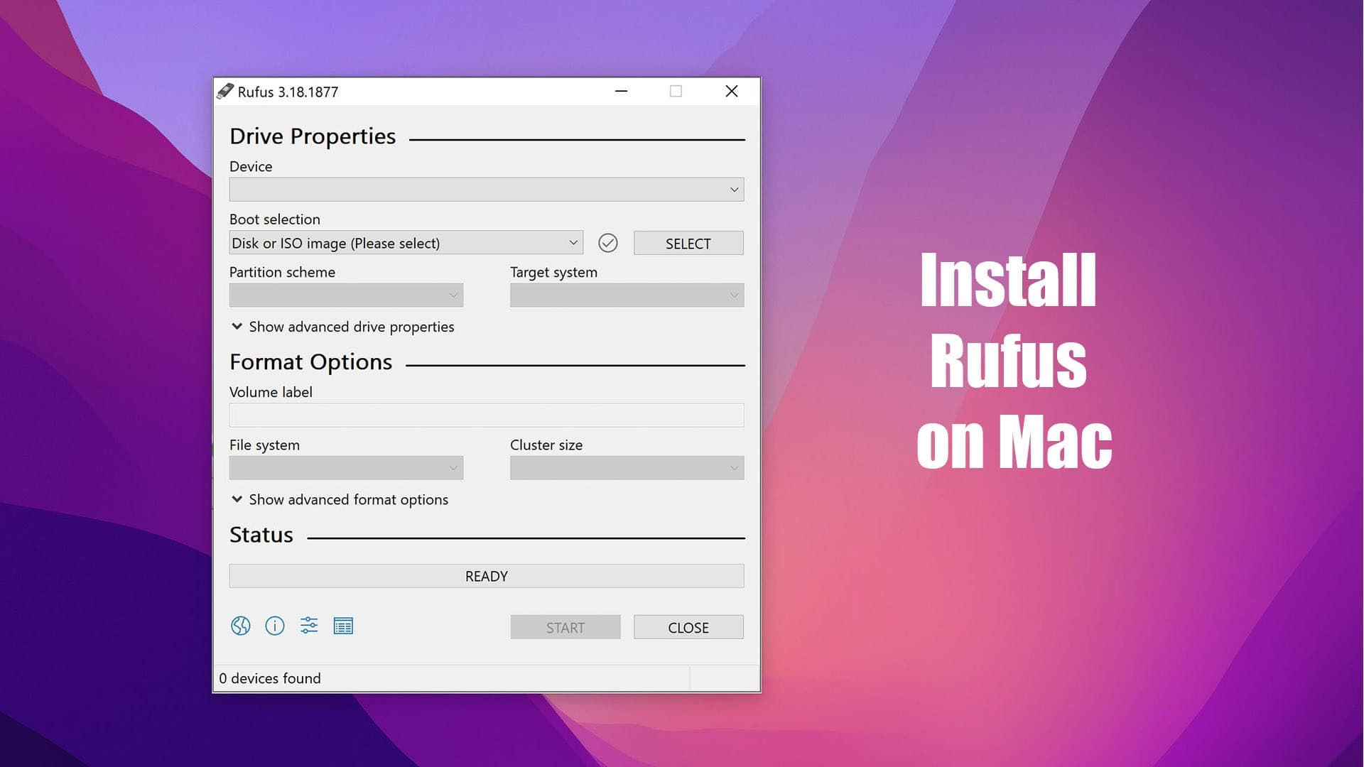 How to Install Rufus for Mac