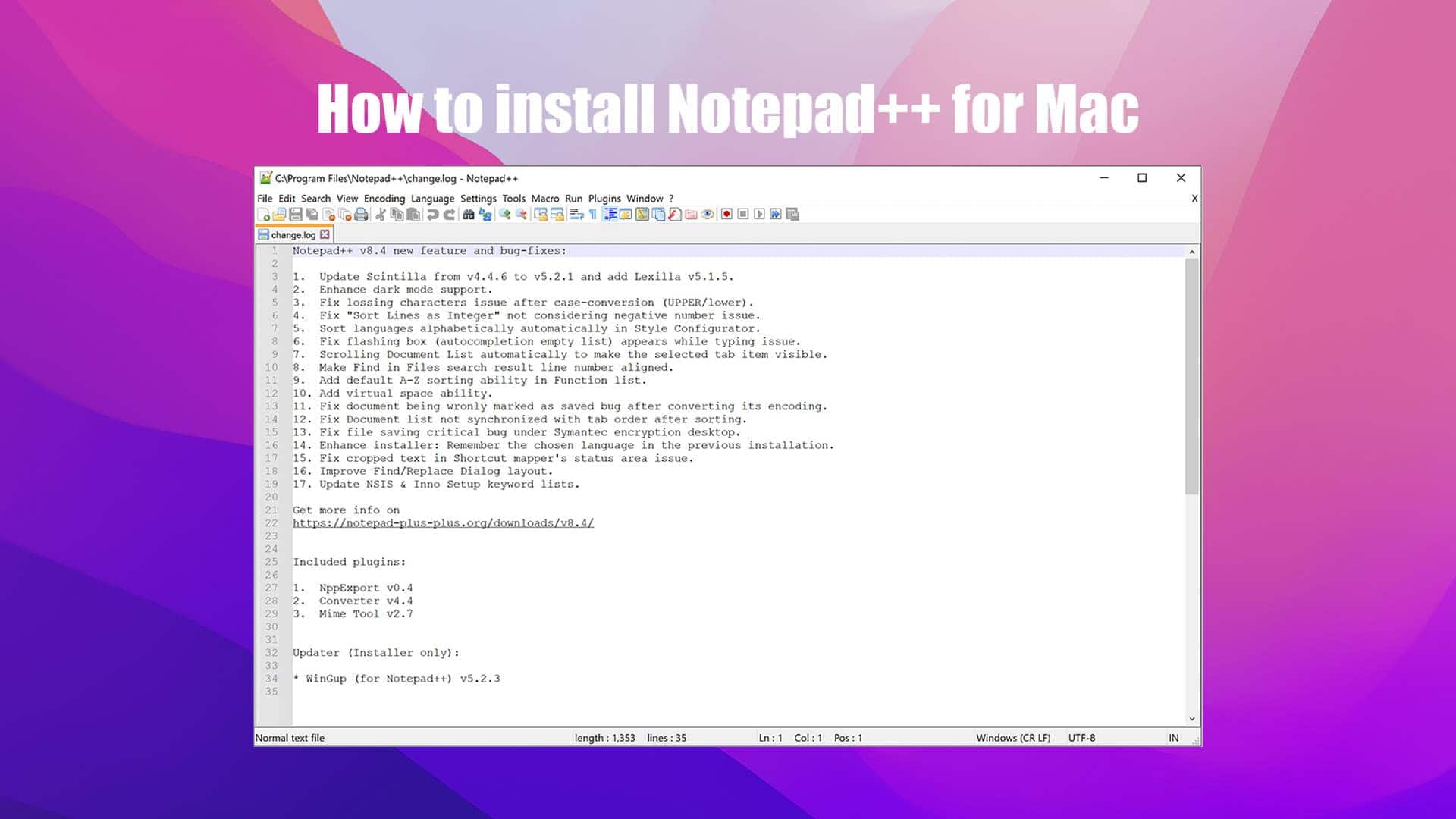 How to Install Notepad++ for Mac