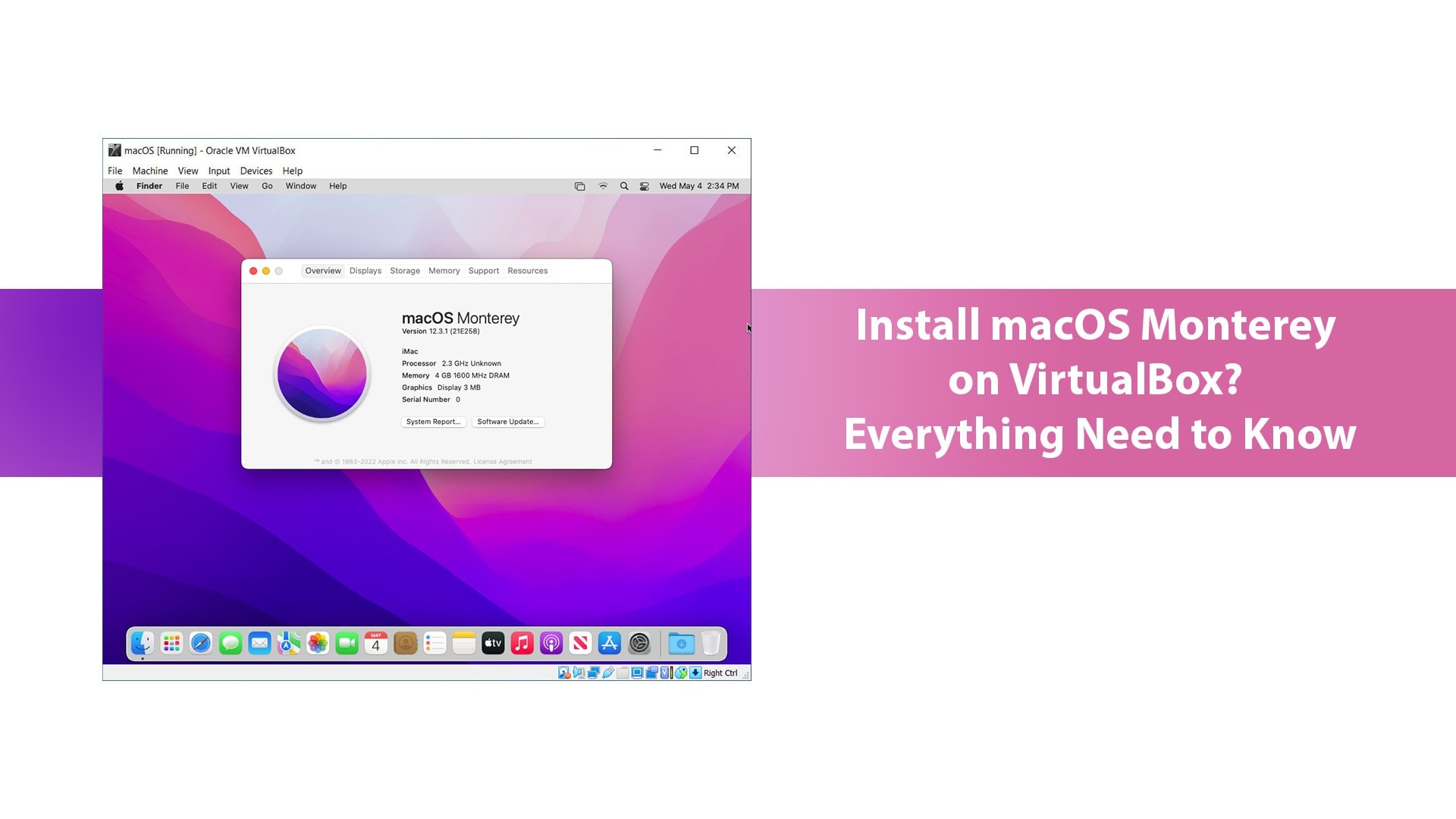 How to Install macOS Monterey on VirtualBox on Windows PC