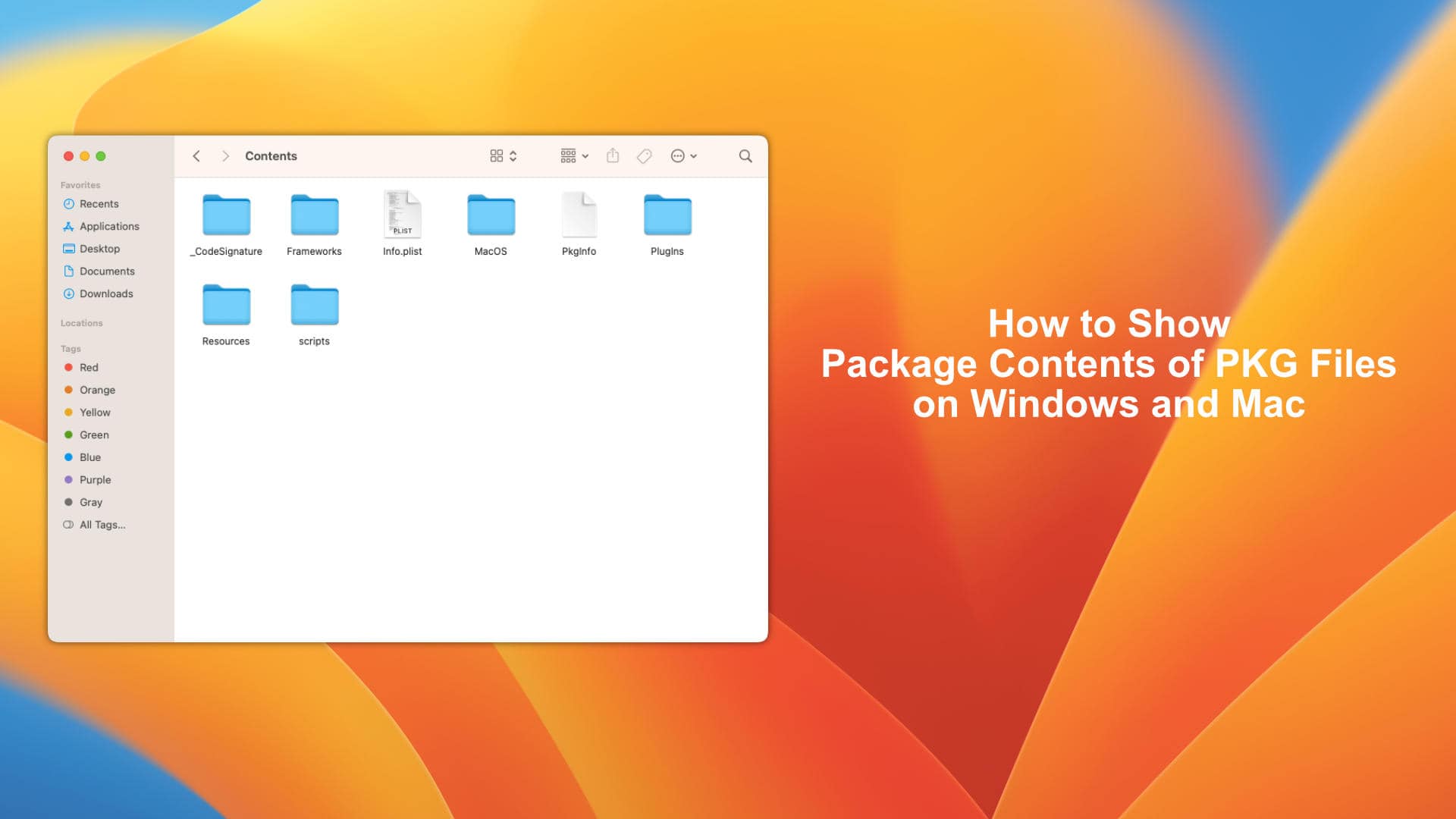 How to Open Package Contents of PKG Files on Windows and Mac